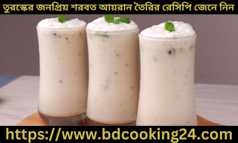 তুরস্কের জন‌প্রিয় শরবত আয়রান তৈরির রে‌সি‌পি জেনে নিন